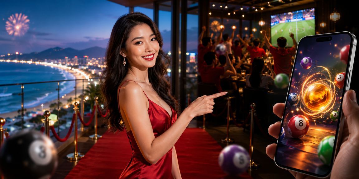 Người chơi xổ số lô tô tại bãi biển Đà Nẵng buổi chiều