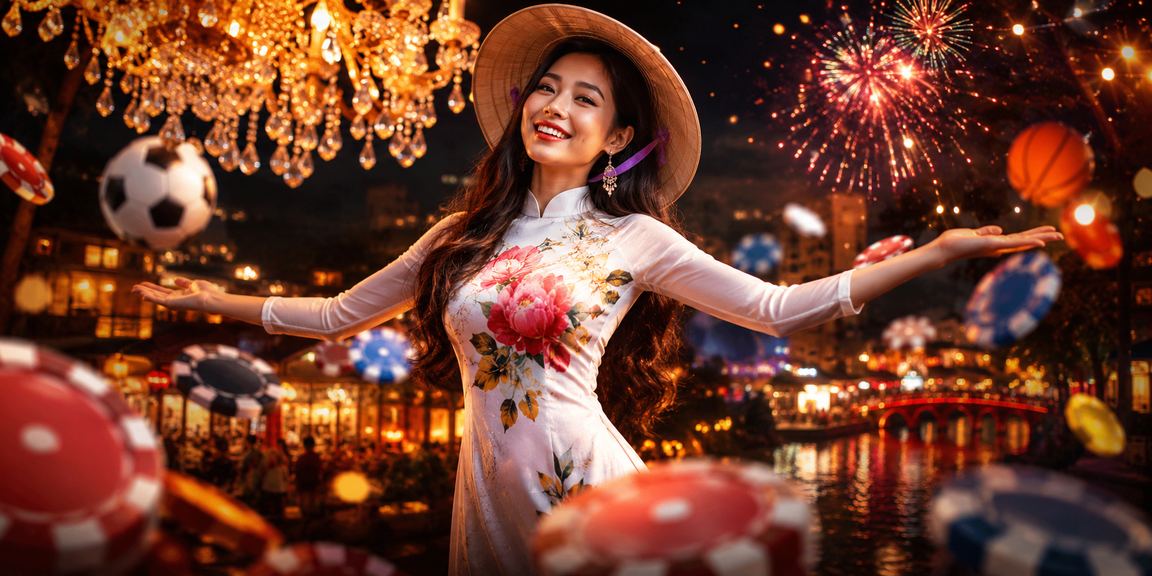 Người dùng Hà Nội theo dõi kèo bóng đá trực tuyến bên chiếc nón lá truyền thống