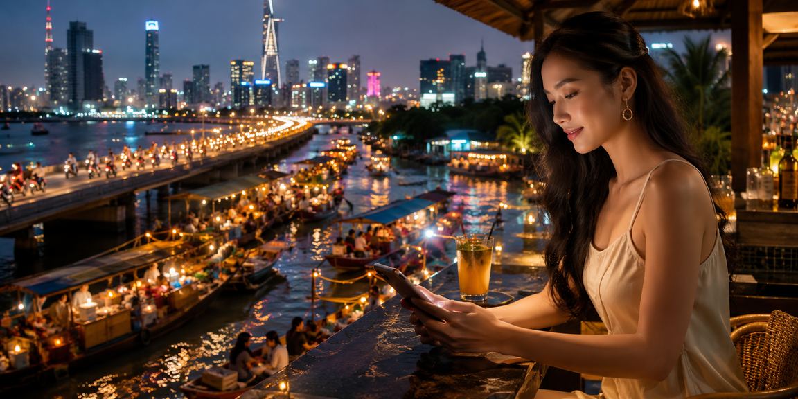 Người chơi tại TP.HCM sử dụng điện thoại Android để truy cập ứng dụng cá cược